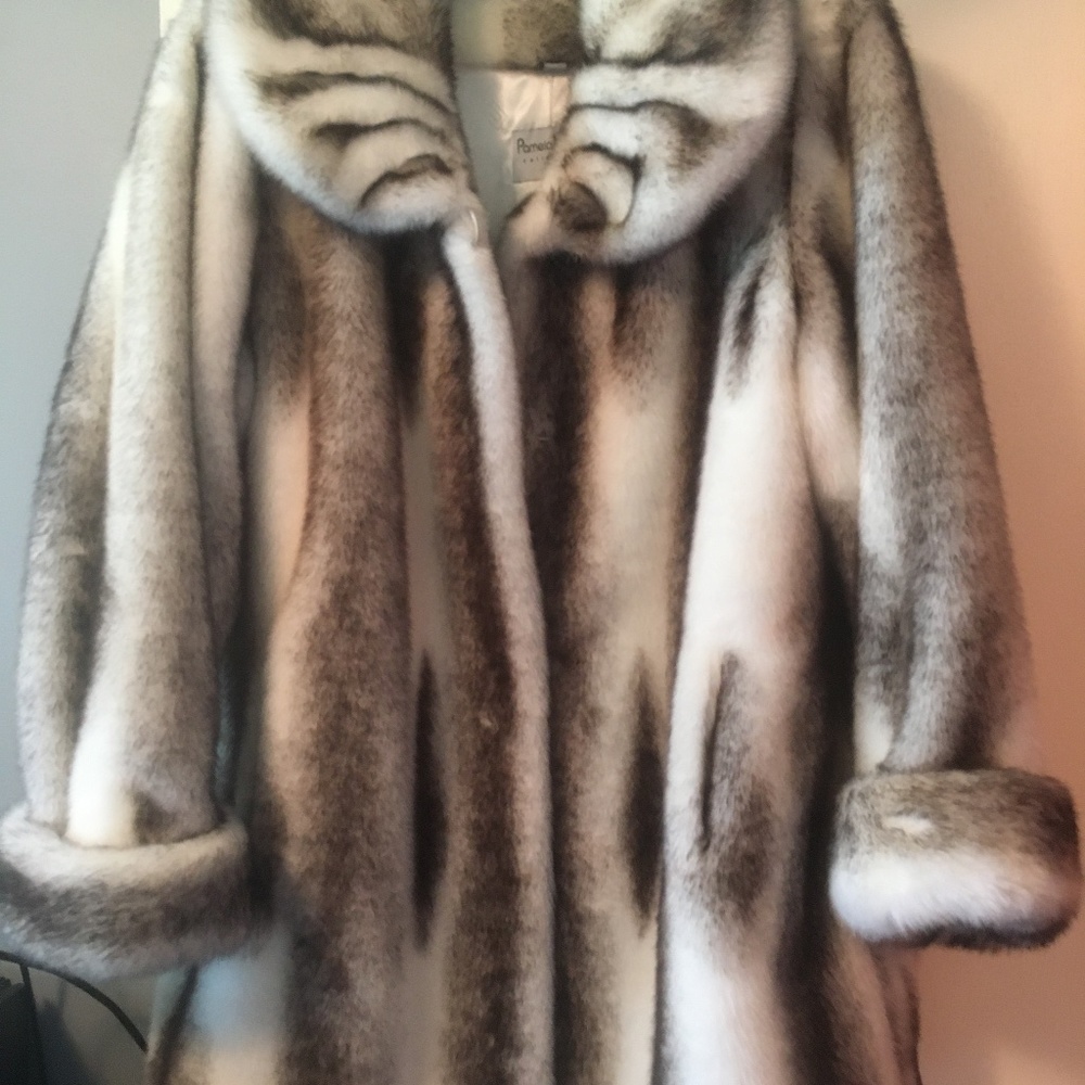 Vintage faux fur coat